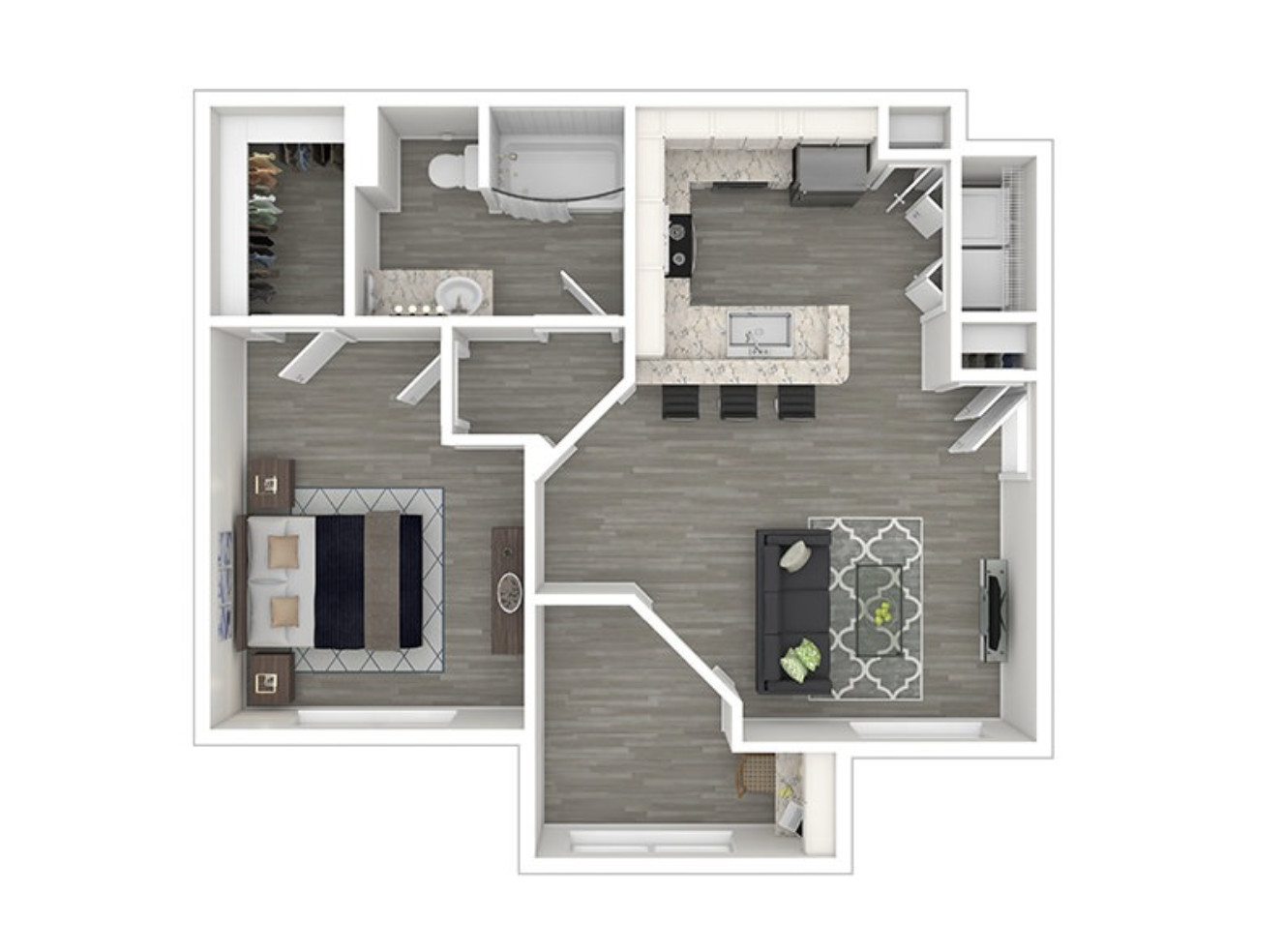 Ridglea Apartment Floor Plan